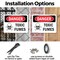 Signmission Toxic Fumes Danger Sign, Plastic, 10in W x 7in L, 2PK OS-2PACK-DS-P-710-L-1726 - alternate 7